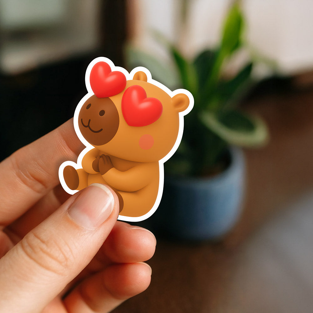 40+ Kawaii Capybara PNG Bundle | 3D Clipart & Emotes for Sublimation